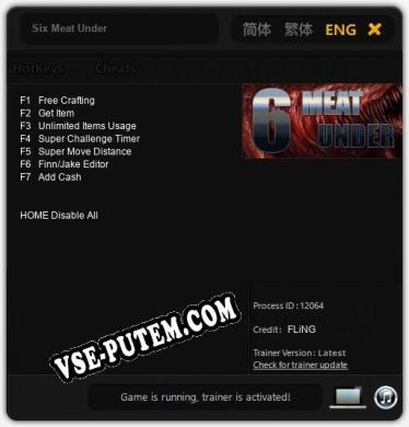 Six Meat Under: Читы, Трейнер +7 [FLiNG]