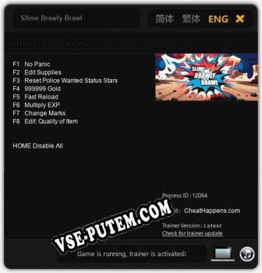 Трейнер для Slime Brawly Brawl [v1.0.9]