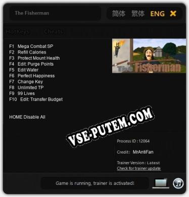 The Fisherman: Трейнер +10 [v1.5]