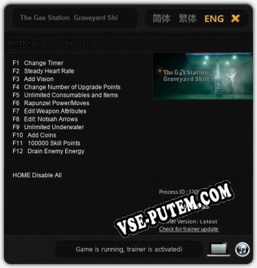 The Gas Station  Graveyard Shift: Трейнер +12 [v1.3]