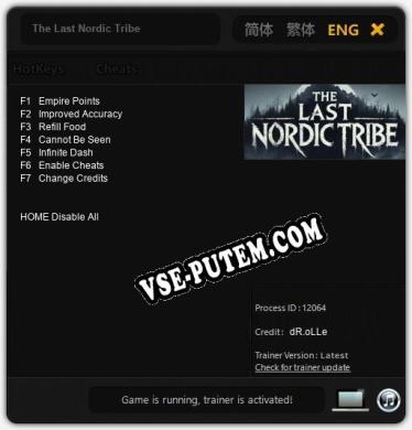 The Last Nordic Tribe: Трейнер +7 [v1.4]