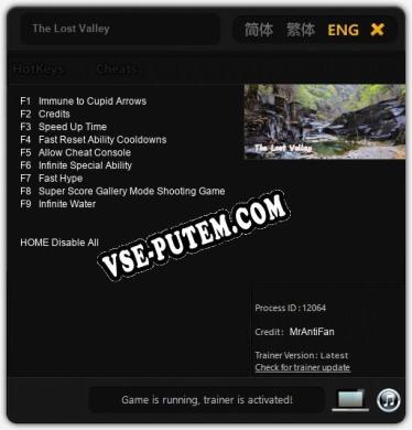 The Lost Valley: Трейнер +9 [v1.5]