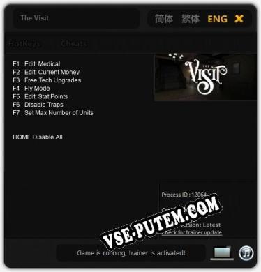 Трейнер для The Visit [v1.0.1]