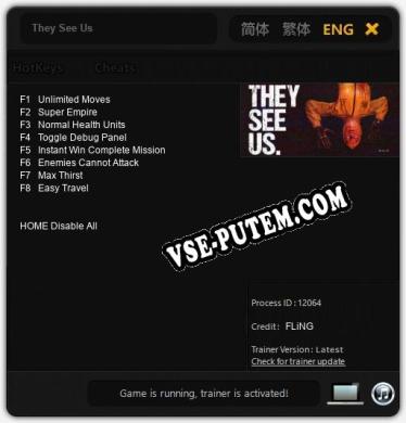 They See Us: Читы, Трейнер +8 [FLiNG]